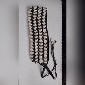 Four Row Cowrie Shell Belt